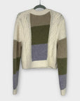 & Other Stories Colour Block Alpaca Wool Blend Knit Sweater - XS