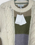 & Other Stories Colour Block Alpaca Wool Blend Knit Sweater - XS