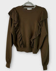 & Other Stories Cotton Frill Jumper - 8 (XS)