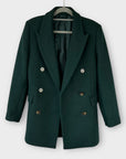 & Other Stories Double Breasted Wool Blend Jacket - 6/8