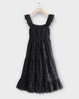 & Other Stories Embroidered Sleeveless Cotton Midi Dress - 12