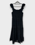 & Other Stories Embroidered Sleeveless Cotton Midi Dress - 12