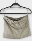 & Other Stories Linen Blend Pleated Detail Tube Top - 8