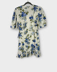 & Other Stories Linen Wrap Floral Mini Dress - 14