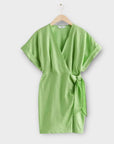 & Other Stories Linen Wrap Mini Dress - 10