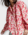 & Other Stories Loose-Fit Floral Cotton Blouse - 14