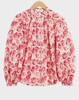 & Other Stories Loose-Fit Floral Cotton Blouse - 14
