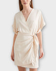 & Other Stories Relaxed Wrap Mini Dress - 10