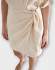 & Other Stories Relaxed Wrap Mini Dress - 10