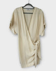 & Other Stories Relaxed Wrap Mini Dress - 10
