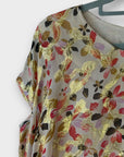 Diane Von Furstenberg Metallic Silk Floral “Cipolla” Top - 8