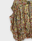 Diane Von Furstenberg Metallic Silk Floral “Cipolla” Top - 8
