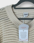 JoJo Maman Bébé Pointelle Button Maternity Knit Cardigan - 16/18 (L)
