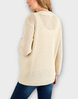 JoJo Maman Bébé Pointelle Button Maternity Knit Cardigan - 16/18 (L)