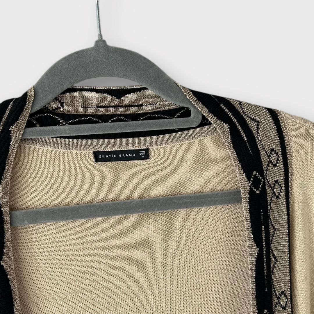 Skatïe Brand Duster Knit Cardigan - M
