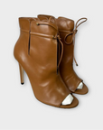 Jimmy Choo Memphis 100 Soft Leather Heeled Ankle Boots - 5/38