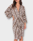 AX Paris Snake Print Midi Dress - 10
