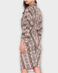 AX Paris Snake Print Midi Dress - 10