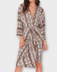 AX Paris Snake Print Midi Dress - 10