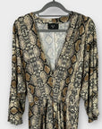 AX Paris Snake Print Midi Dress - 10