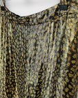 Alice + Olivia Athena Leopard-Print Silk Maxi Skirt - 8