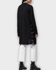 All Saints Cross Merino Wool Cardigan - 14 (L)