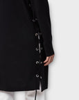 All Saints Cross Merino Wool Cardigan - 14 (L)