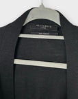 All Saints Cross Merino Wool Cardigan - 14 (L)
