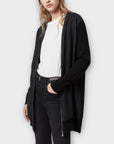 All Saints Jamie Zip Wool Cardigan - 14 (L)