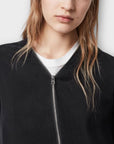 All Saints Jamie Zip Wool Cardigan - 14 (L)