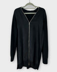 All Saints Jamie Zip Wool Cardigan - 14 (L)