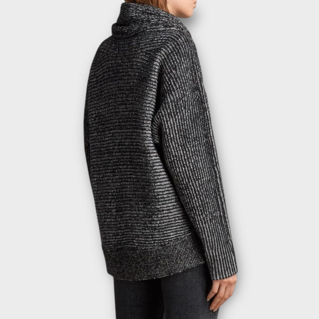 All Saints Mesa Wool Blend Roll Neck Jumper - 8 (XS)