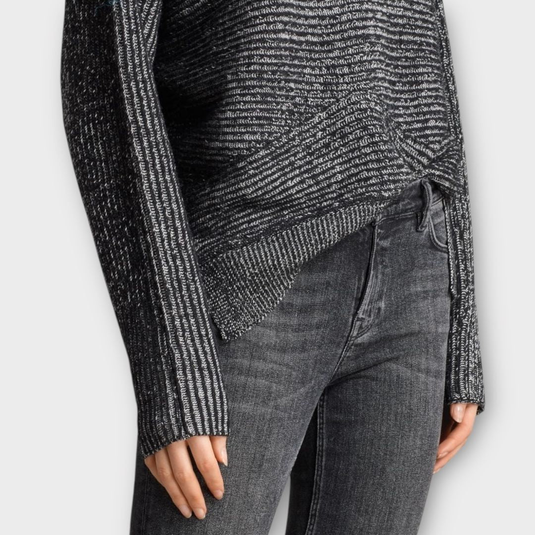 All Saints Mesa Wool Blend Roll Neck Jumper - 8 (XS)