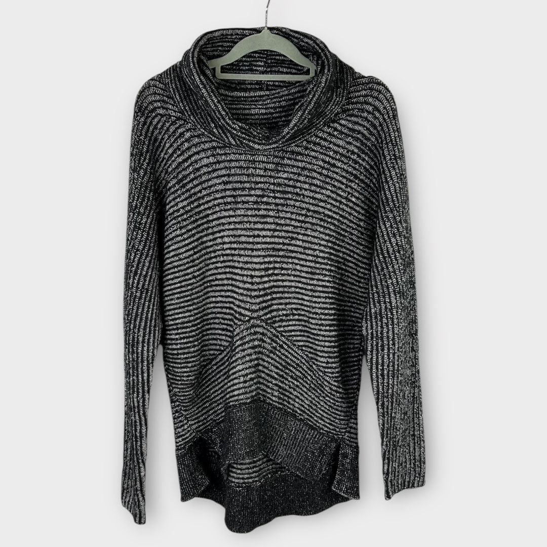 All Saints Mesa Wool Blend Roll Neck Jumper - 8 (XS)