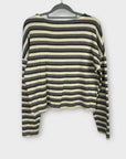 All Saints Tilly Stripe Cotton Top - XS