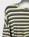 All Saints Tilly Stripe Cotton Top - XS