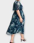 Asos Design Curve Floral Wrap Midi Dress - 28