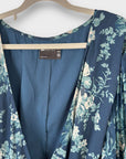 Asos Design Curve Floral Wrap Midi Dress - 28