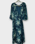 Asos Design Curve Floral Wrap Midi Dress - 28