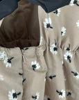 Asos Edition Bow Back Daisy Midi Dress - 12