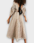 Asos Edition Bow Back Daisy Midi Dress - 12