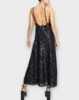 Asos Edition Twist Front Sequin Cami Midi Dress - 10