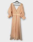 Asos Edition Blouson Sleeve Midi Dress - 10