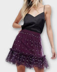Asos Tulle Pearl Mini Skirt - 8