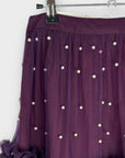 Asos Tulle Pearl Mini Skirt - 8