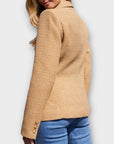 Attentif Fitted Tweed Blazer - 10
