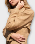Attentif Fitted Tweed Blazer - 10