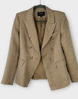 Attentif Fitted Tweed Blazer - 10