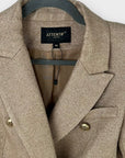 Attentif Fitted Tweed Blazer - 10