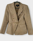 Attentif Fitted Tweed Blazer - 10